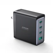 Joyroom JR-TCG04 100W 3C1A Fast Charger With USB C To C Cable 1.2m - Black - US/UK/EU